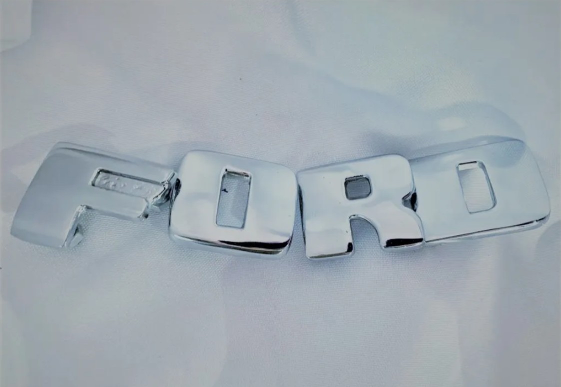 Emblema Letras Ford Para Camioneta Pick-up Ford F 1.